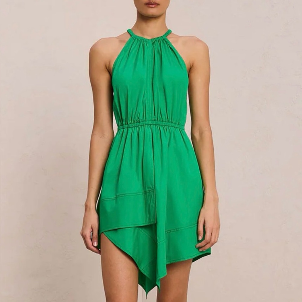 ALC “Olympia” Green Halter Neck Dress size 2